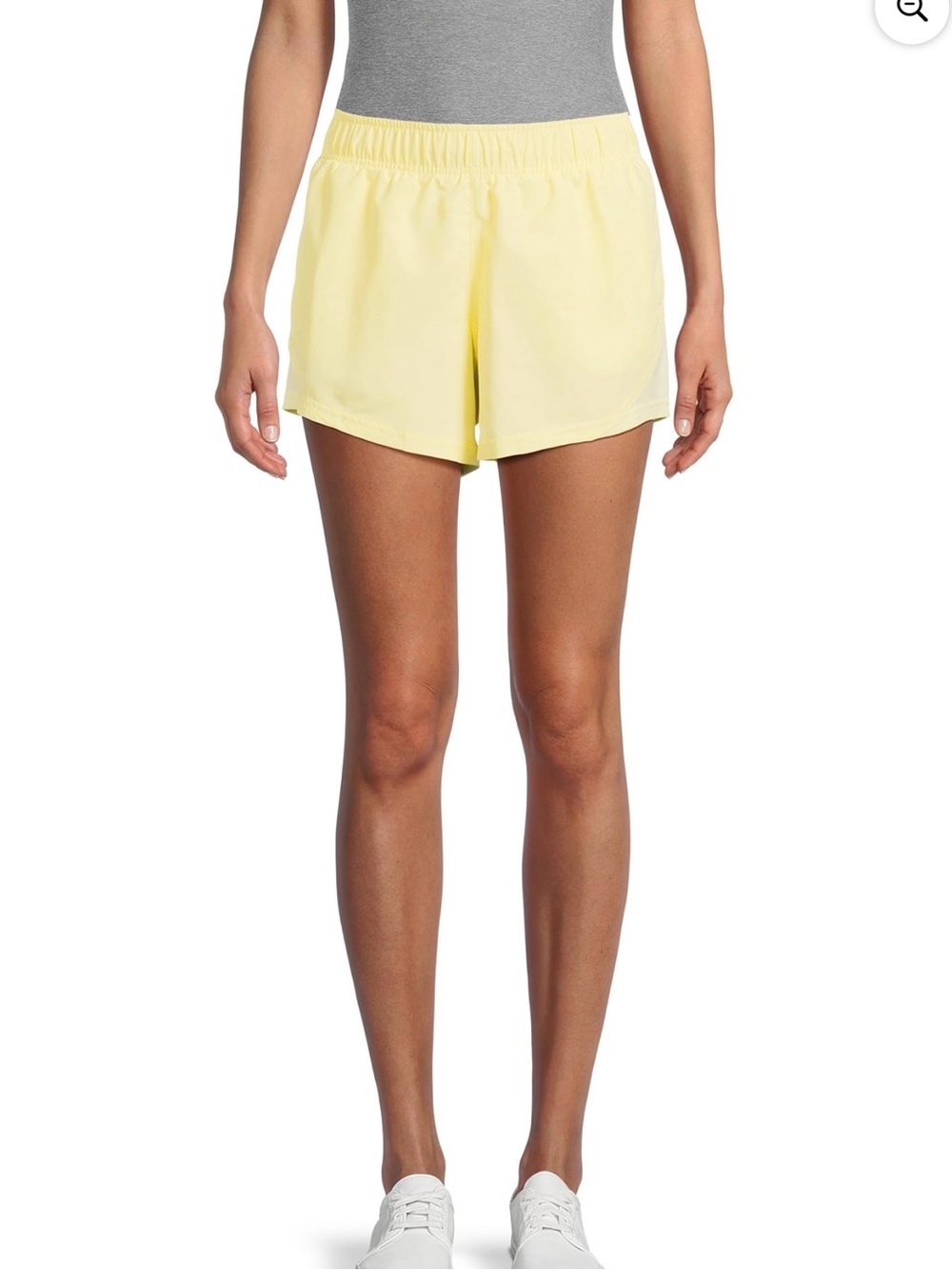 Athletic Works Everyday Lightweight Women's Yellow Athletic Shorts